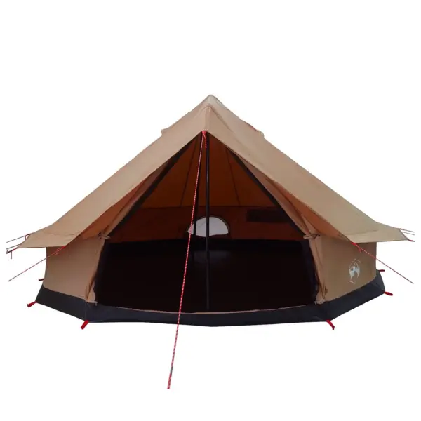 Veekindel pruun peretelk 10 inimesele, 185T polüester PU-kattega, 500 x 500 cm - 3