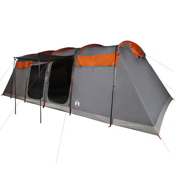 Veekindel tunneltüüpi peretelk varikatusega, 10 inimesele, hall ja oranž, 698 x 370 cm – 2