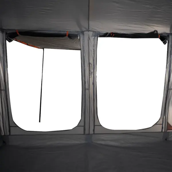 Veekindel tunneltüüpi peretelk varikatusega, 10 inimesele, hall ja oranž, 698 x 370 cm – 10
