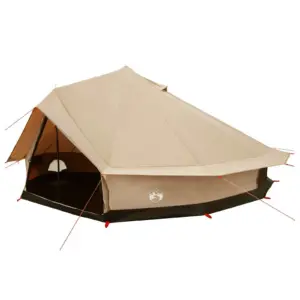 Veekindel peretelk 12 inimesele, kreemjas 185T polüester PU-kattega, 600 x 600 cm