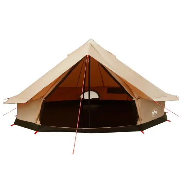 Veekindel peretelk 12 inimesele, kreemjas 185T polüester PU-kattega, 600 x 600 cm – 3