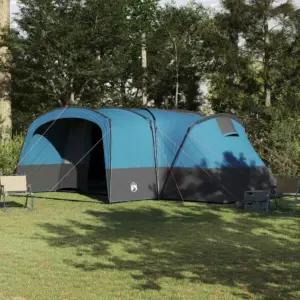 Peretelk 12 inimesele veranda ja E-portiga, sinine/hall, 760 x 645 x 230 cm