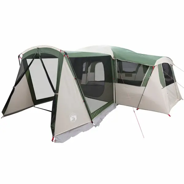 Peretelk 20 inimesele verandaga, roheline-valge, 745 x 700 x 217 cm – 2