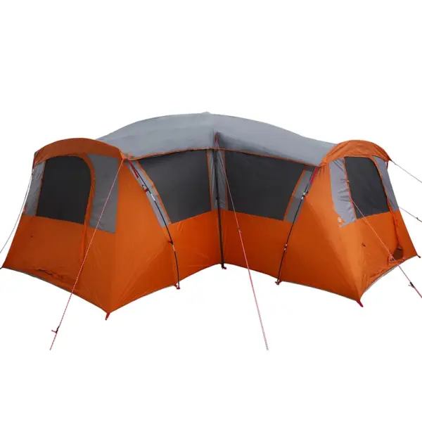 Peretelk verandaga 20 inimesele, hall/oranž, 745 x 700 x 217 cm – 6