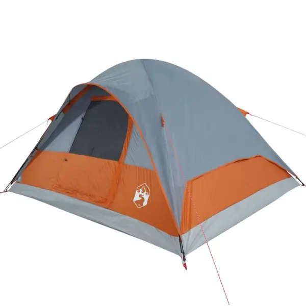 Peretelk 6 inimesele, oranž veekindel kuppeltelk, 270 x 210 x 145 cm – 4