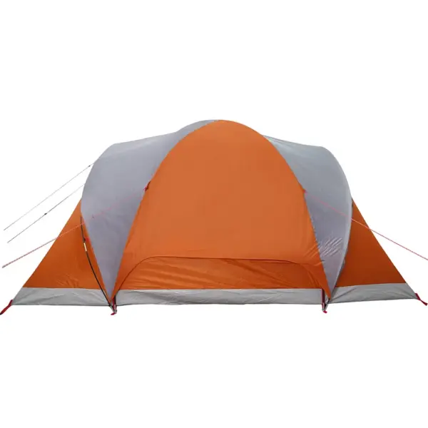 Veekindel kuppel-peretelk 6 inimesele, hall ja oranž, PU-kattega 185T polüester, 375 x 225 x 176 cm – 9
