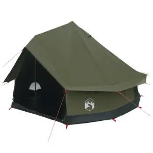 Peretelk 8 inimesele, armeeroheline, veekindel 185T polüester, 410 x 410 x 248 cm