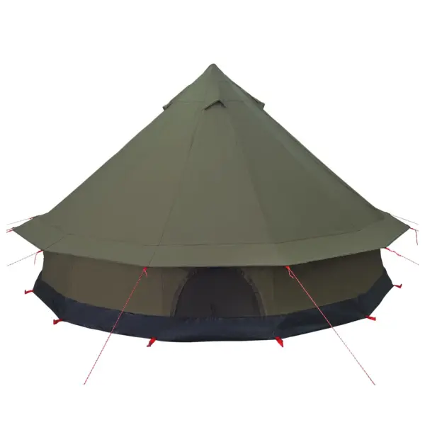 Peretelk 8 inimesele, armeeroheline, veekindel 185T polüester, 410 x 410 x 248 cm - 5