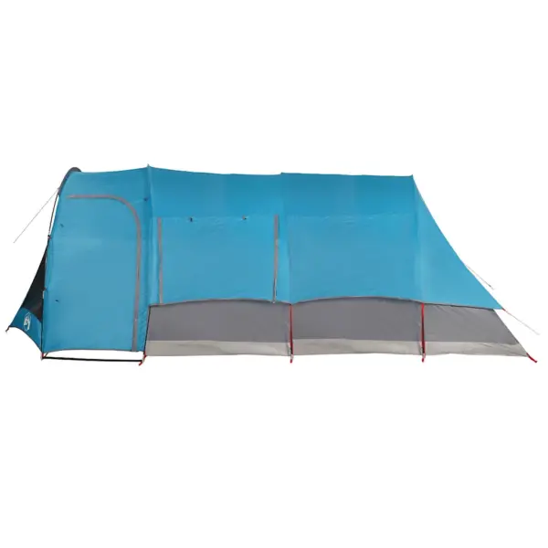 Peretelk 8 inimesele, sinine veekindel tunneltelk verandaga, 625 x 310 x 200/205 cm – 8