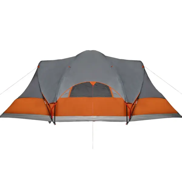 Veekindel peretelk 8 inimesele, tipi stiilis, hall ja oranž, 490 x 459 x 196 cm – 9