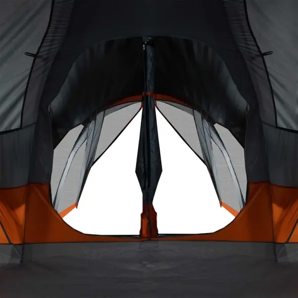 Veekindel peretelk 8 inimesele, tipi stiilis, hall ja oranž, 490 x 459 x 196 cm – 10