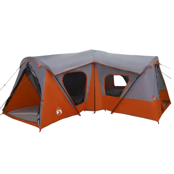 Veekindel peretelk akendega ja ruumieraldajaga, hall ja oranž, 610 x 610 x 210 cm – 2