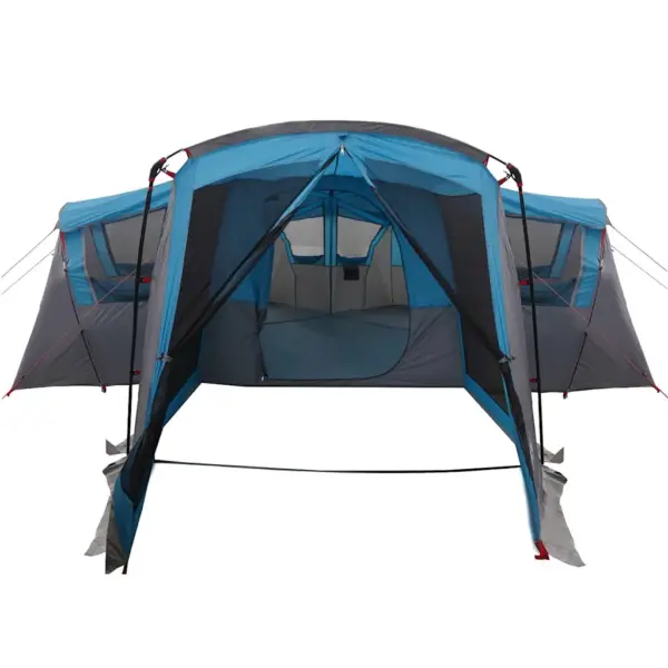 Peretelk verandaga, 20-kohaline, sinine-hall, 745 x 700 x 217 cm – 5
