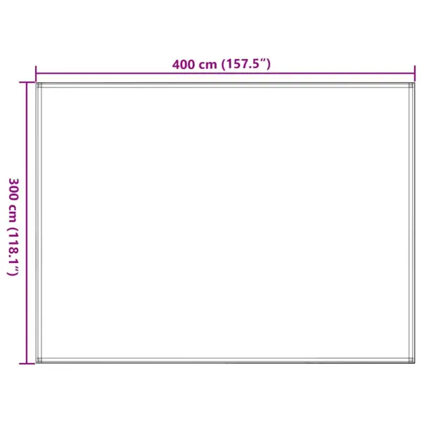 Õhku läbilaskev ilmastikukindel telgimatt, pruun, 300 x 400 cm – 7