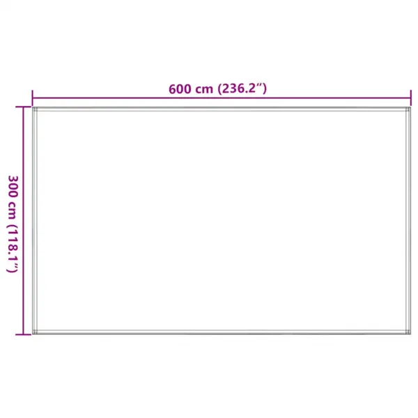 Ilmastikukindel pruun telgivaip HDPE-st, 300 x 600 cm – 7