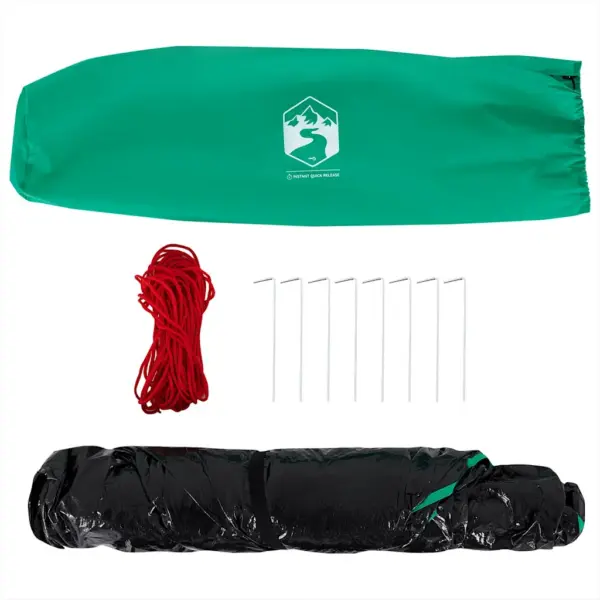 Mereroheline rannatelk 3 inimesele kiirvabastussüsteemiga, veekindel 201 x 197 x 142 cm – 10