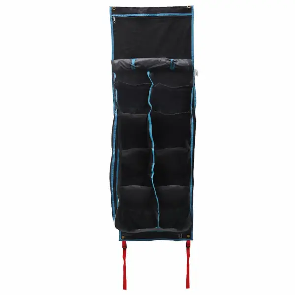 Rippuv matkatarvete hoiukott, must-sinine Oxford, 140 x 40 cm – 12