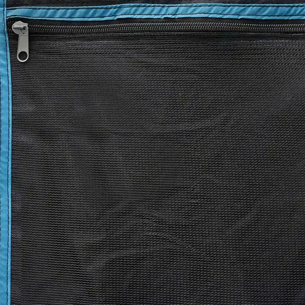 Rippuv matkatarvete hoiukott, must-sinine Oxford, 140 x 40 cm – 9