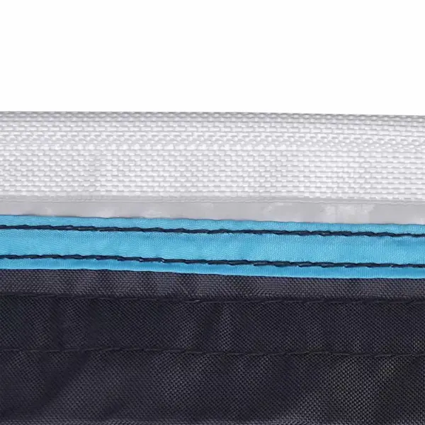 Rippuv matkatarvete hoiukott, must-sinine Oxford, 140 x 40 cm – 10