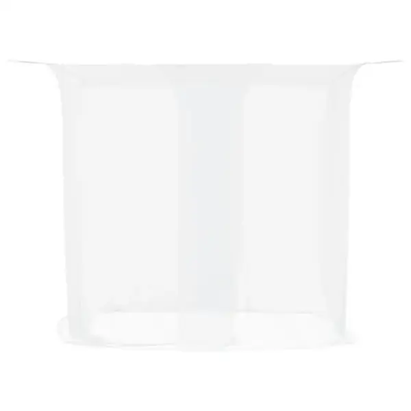 Rippuv sääsevõrk voodile, valge polüester, 220 x 100 x 150 cm, 156 võrguauku – 4