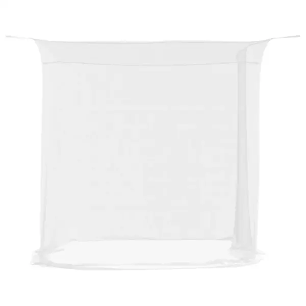 Rippuv sääsevõrk voodile, valge polüester, 220 x 100 x 150 cm, 156 võrguauku – 7