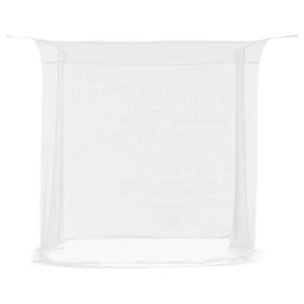 Rippuv sääsevõrk voodile, valge polüester, 156 võrgusilma, 220 x 180 x 180 cm – 7