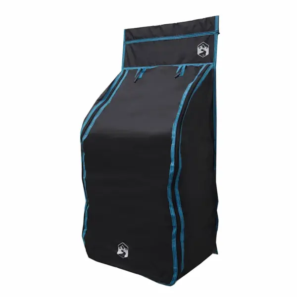 Rippuv telgi korraldaja 10 taskuga, must, Oxford-kangas, 40,5 x 25 x 80 cm – 6