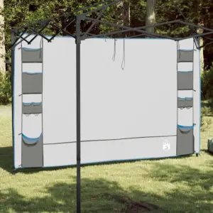 Rippuv telgi korraldaja taskutega, hall-sinine, Oxford kangas, 320 x 182 cm