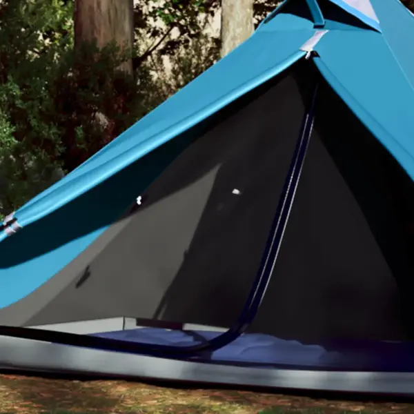 Riputatav 1-kohaline tipi matkatelk, sinine, veekindel, 235 x 96 x 119 cm – 3