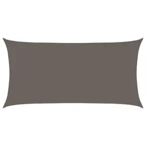 Ristkülikukujuline päikesepuri HDPE-st, 2 x 4 m, antratsiithall