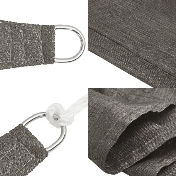 Ristkülikukujuline päikesepuri HDPE-st, 2 x 4 m, antratsiithall – 7
