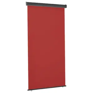 Rõdu külgsein privaatsuseks ja tuulekaitseks, punane, 125 x 250 cm