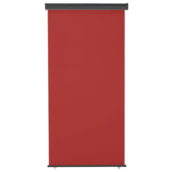 Rõdu külgsein privaatsuseks ja tuulekaitseks, punane, 125 x 250 cm – 2