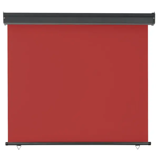 Rõdu külgsein privaatsuseks ja tuulekaitseks, punane, 125 x 250 cm – 3