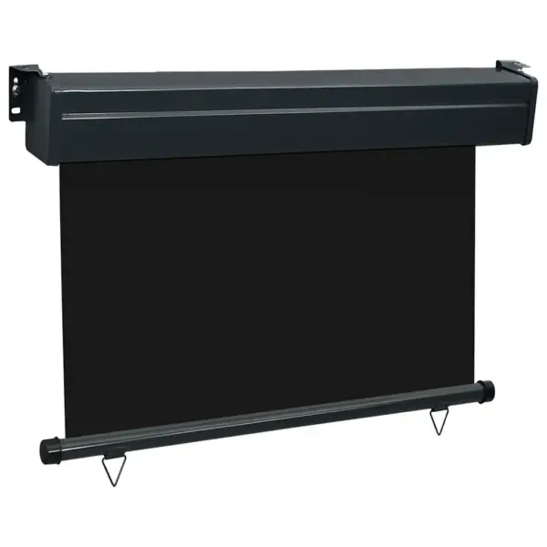 Rõdu vertikaalne külgsein ruloo, UV- ja veekindel, must, 105 x 250 cm – 3