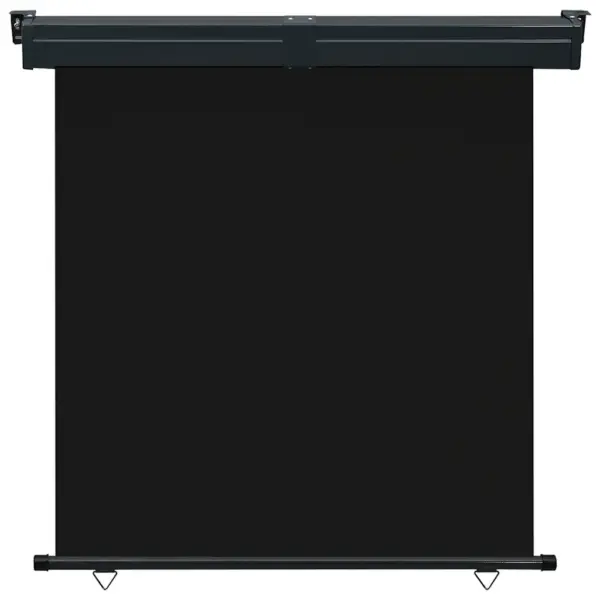 Rõdu vertikaalne külgsirm privaatsuseks, must, 165 x 250 cm – 2