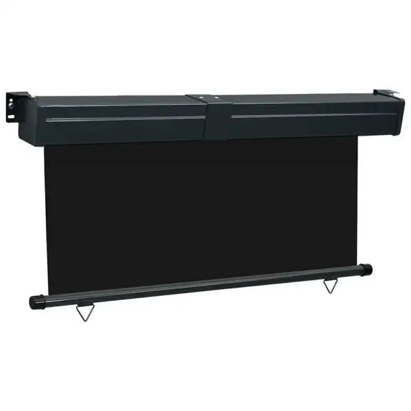 Rõdu vertikaalne külgsirm privaatsuseks, must, 165 x 250 cm – 3