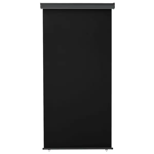 Rõdu külgsein privaatsuseks, UV- ja veekindel, must, 125 x 250 cm – 2
