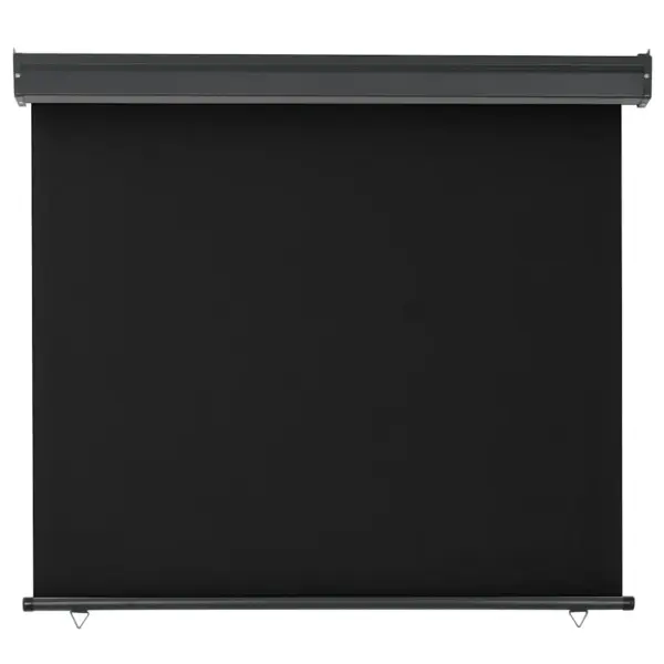 Rõdu külgsein privaatsuseks, UV- ja veekindel, must, 125 x 250 cm – 4