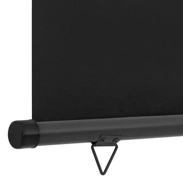 Rõdu külgsein privaatsuseks, UV- ja veekindel, must, 125 x 250 cm – 7