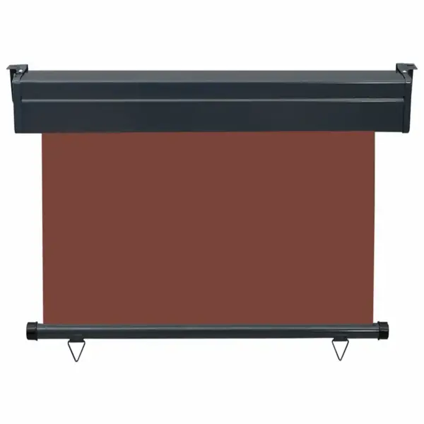 Rõdu vertikaalne külgmarkiis, pruun, UV- ja veekindel, 105 x 250 cm - 4