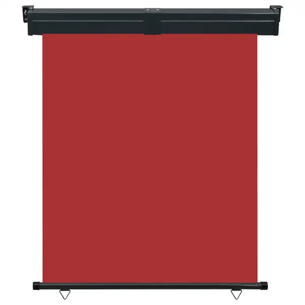 Rõdu vertikaalne külgsein, UV- ja veekindel, automaatse tagasikerimisega, punane, 145 x 250 cm – 2