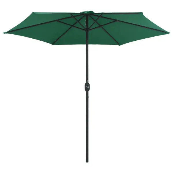 Roheline aia päikesevari õhuventilatsiooni ja vändamehhanismiga, alumiiniumpostiga, 270 x 246 cm - 3