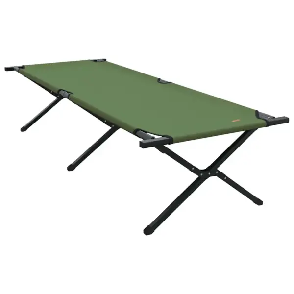 Kokkuklapitav telgvoodi, roheline, Oxfordi kangas, terasraam, 210 x 80 x 46 cm – 2