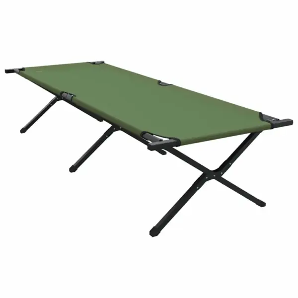 Kokkuklapitav telgvoodi, roheline, Oxfordi kangas, terasraam, 210 x 80 x 46 cm – 7