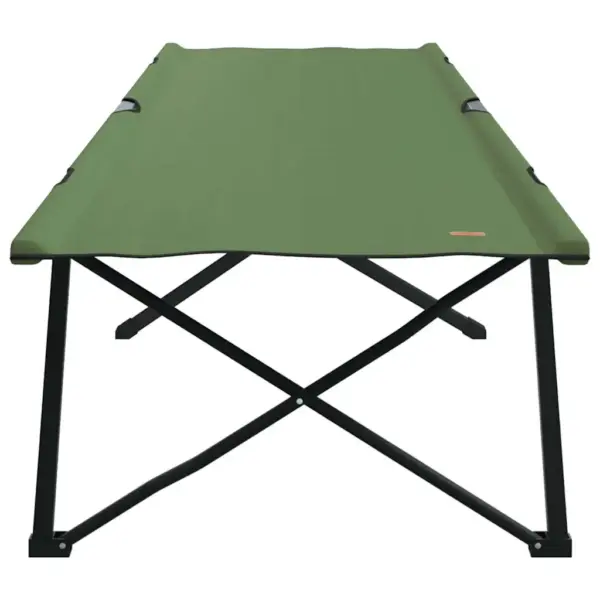 Kokkupandav telgvoodi, roheline Oxford-kangas ja terasraam, 206 x 76 x 47 cm – 4