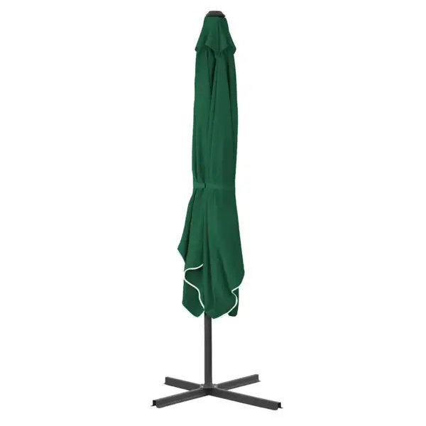 Päikesevari teraspostiga, 360° pöörlev, roheline, 250 x 250 cm – 3
