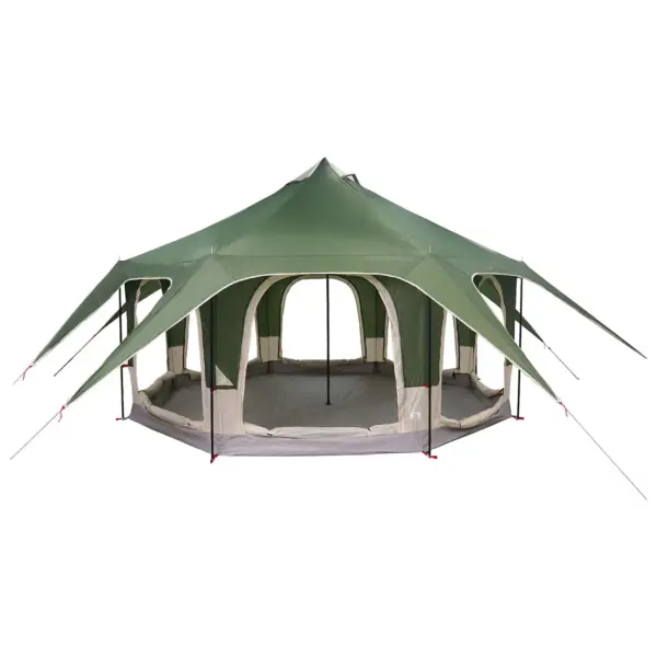 Peretelk 5 inimesele, roheline, veekindel 185T polüester, 360 x 360 x 248 cm – 5