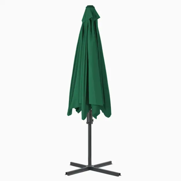 Roheline ripp-päikesevari teraspostiga, 300 cm, 360° pööratav – 4