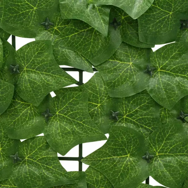 Rõdu privaatsusekraan kunstlehestikuga, roheline, 500 x 100 cm – 4